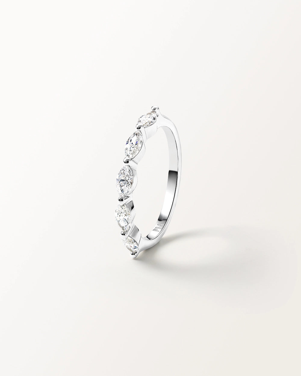 Bague Jade 0.65 carat en or blanc