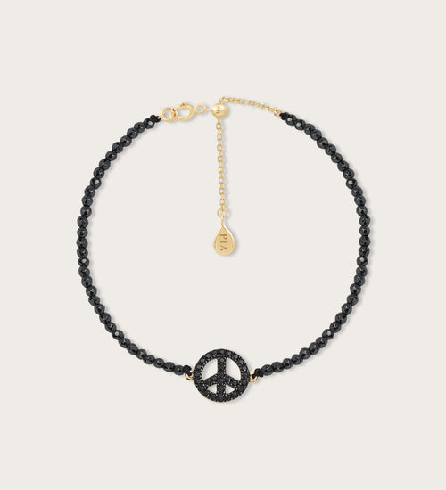 Bracelet Peace en or jaune 