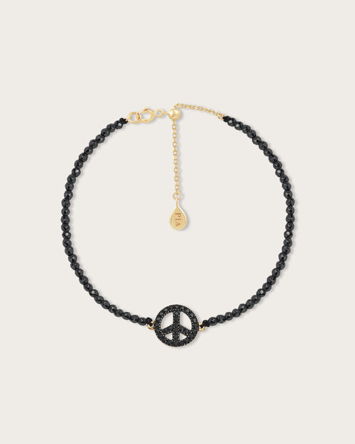 Bracelet Peace en or jaune 