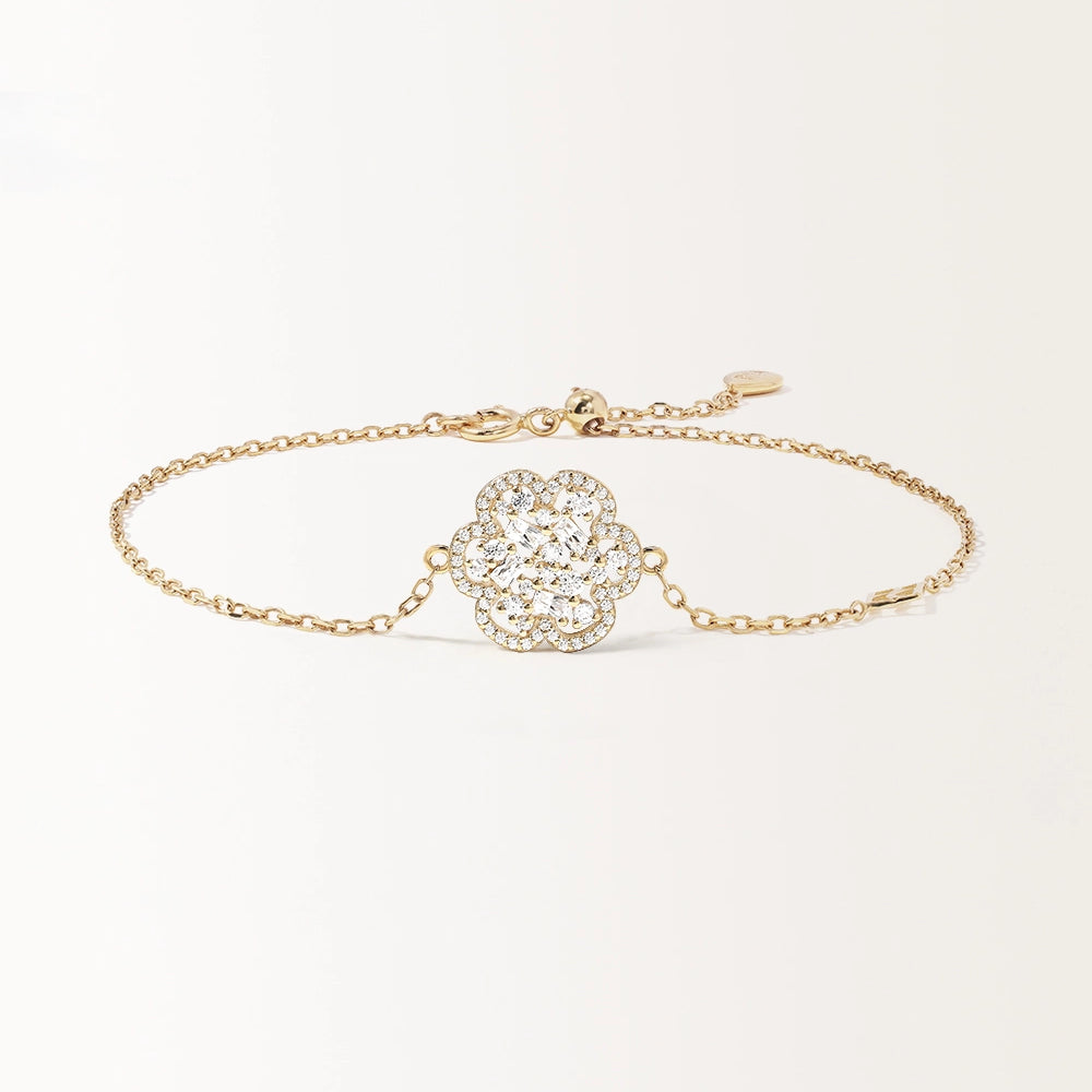 Bracelet Flora en or jaune 