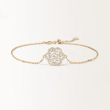 Bracelet Flora en or jaune 