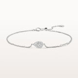 Bracelet Bagatelle 0.25 carat en or blanc et diamant de synthèse 