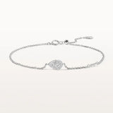Bracelet Bagatelle 0.25 carat en or blanc et diamant de synthèse 