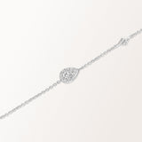Bracelet Bagatelle 0.25 carat en or blanc et diamant de synthèse 