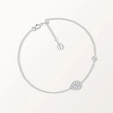 Bracelet Bagatelle 0.25 carat en or blanc et diamant de synthèse 