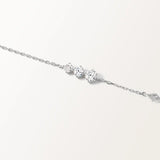 Bracelet Trois en Or blanc