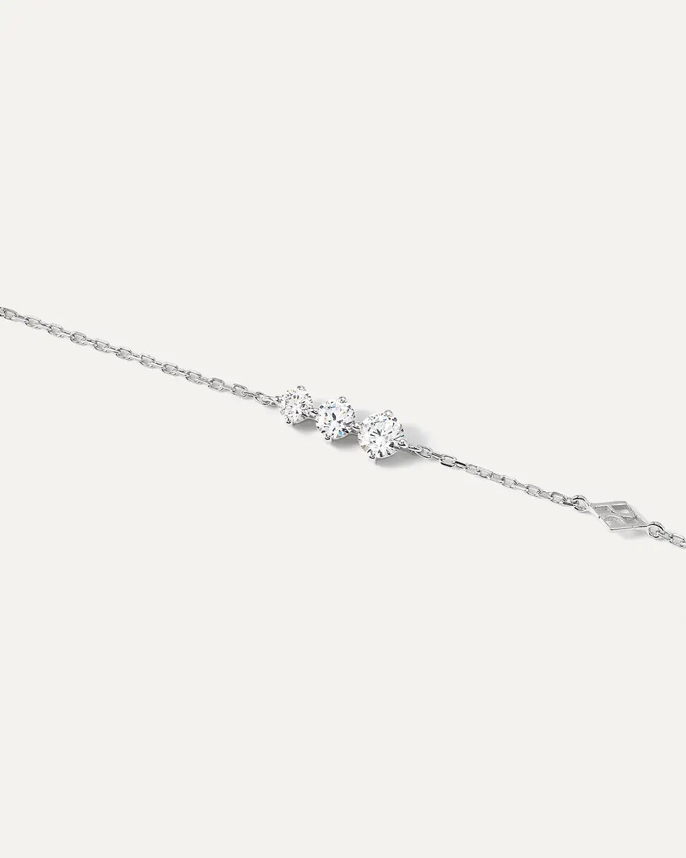 Bracelet Trois en Or blanc