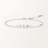 Bracelet Trois en Or blanc