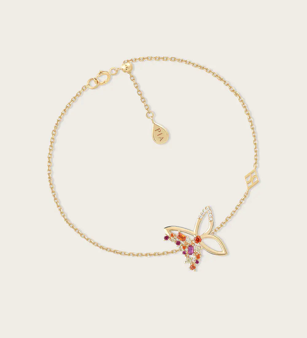 Bracelet Lila Rosée en Or Jaune