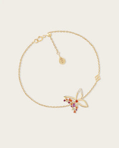 Bracelet Lila Rosée en Or Jaune