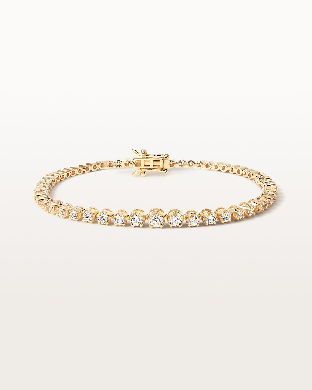 Bracelet Elya 1.79 carats en Or Jaune et diamant de synthèse