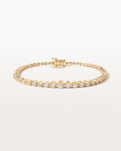 Bracelet Elya 1.79 carats en Or Jaune et diamant de synthèse