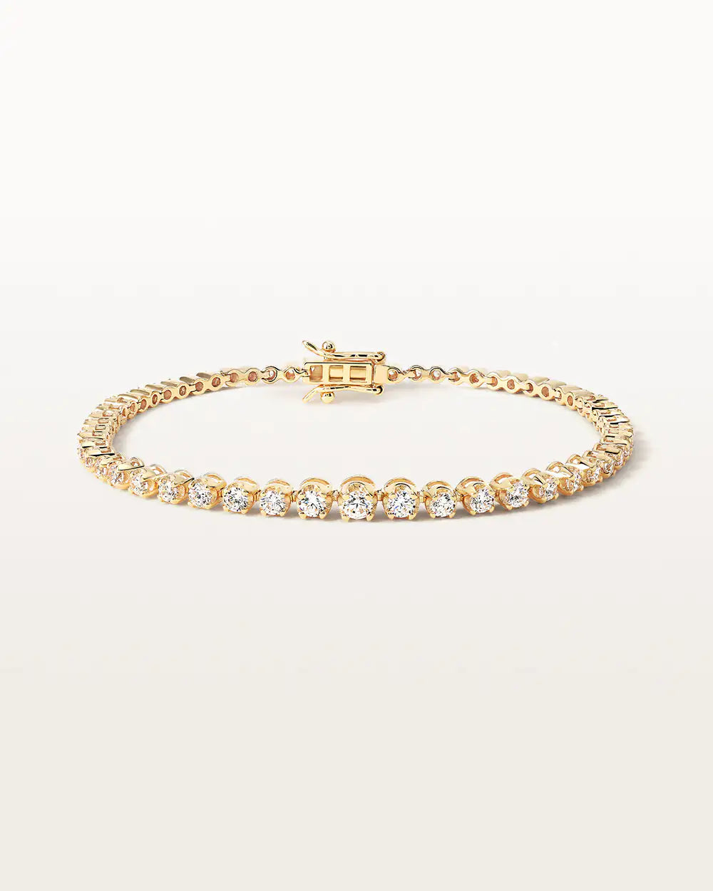 Bracelet Elya 1.79 carats en Or Jaune et diamant de synthèse