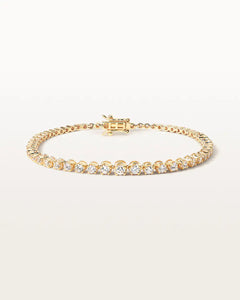 Bracelet Elya 1.79 carats en Or Jaune et diamant de synthèse