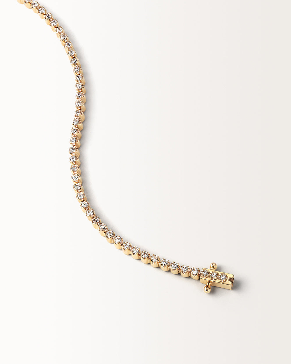 Bracelet Elya 1.79 carats en Or Jaune et diamant de synthèse