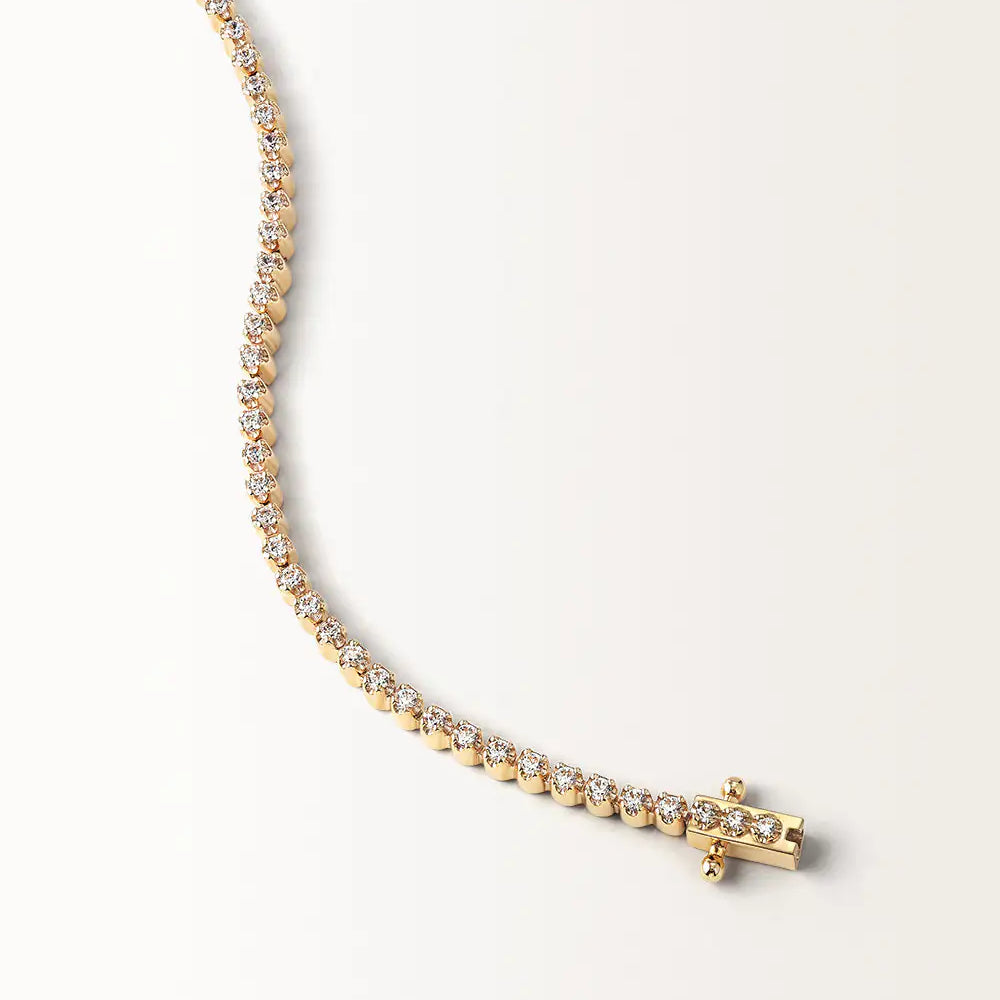Bracelet Elya 1.79 carats en Or Jaune et diamant de synthèse