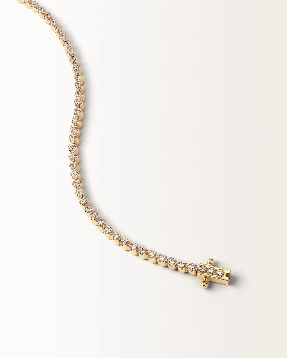 Bracelet Elya 1.79 carats en Or Jaune et diamant de synthèse