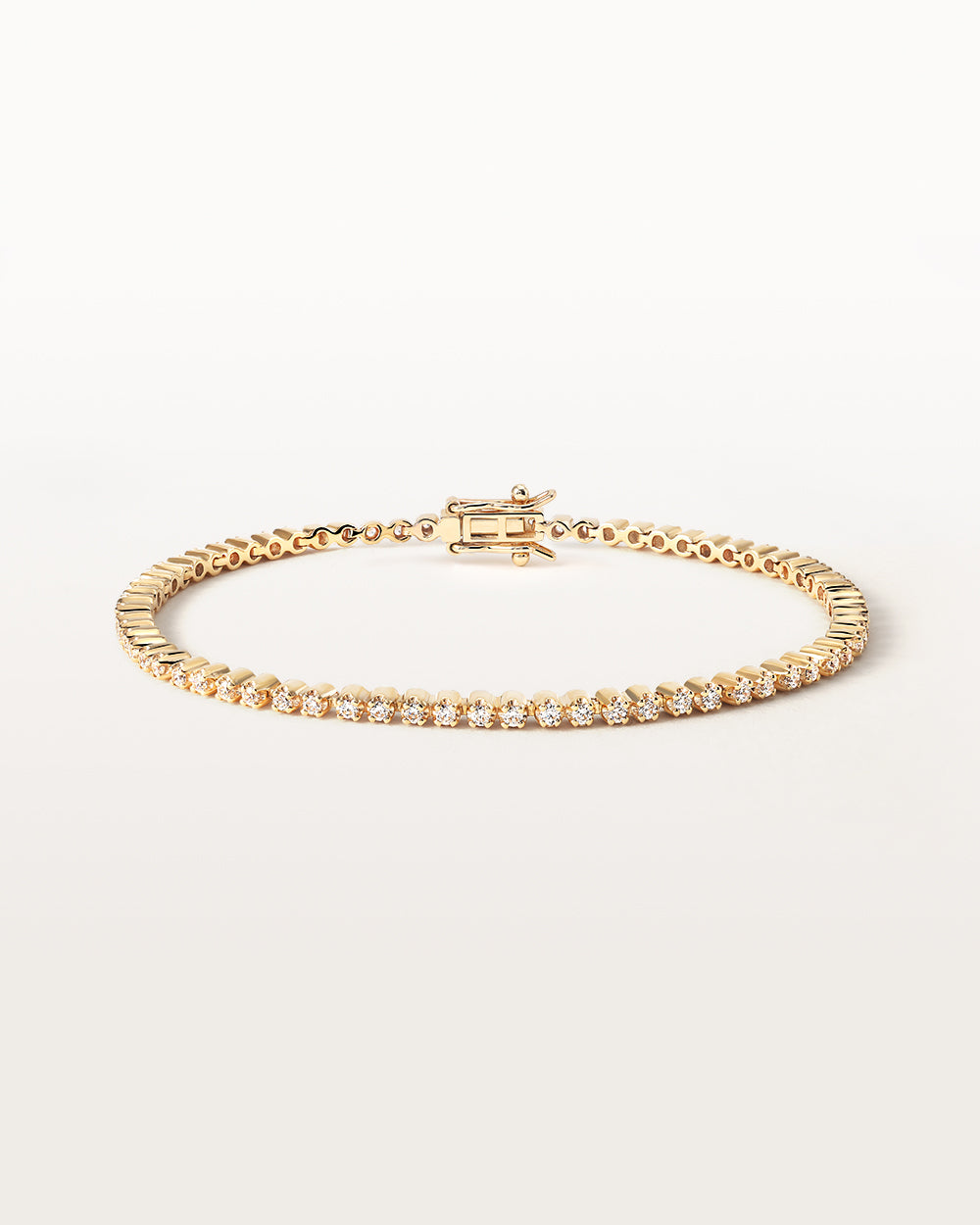 Bracelet Alba 1.02 carats en Or Jaune et diamant de synthèse
