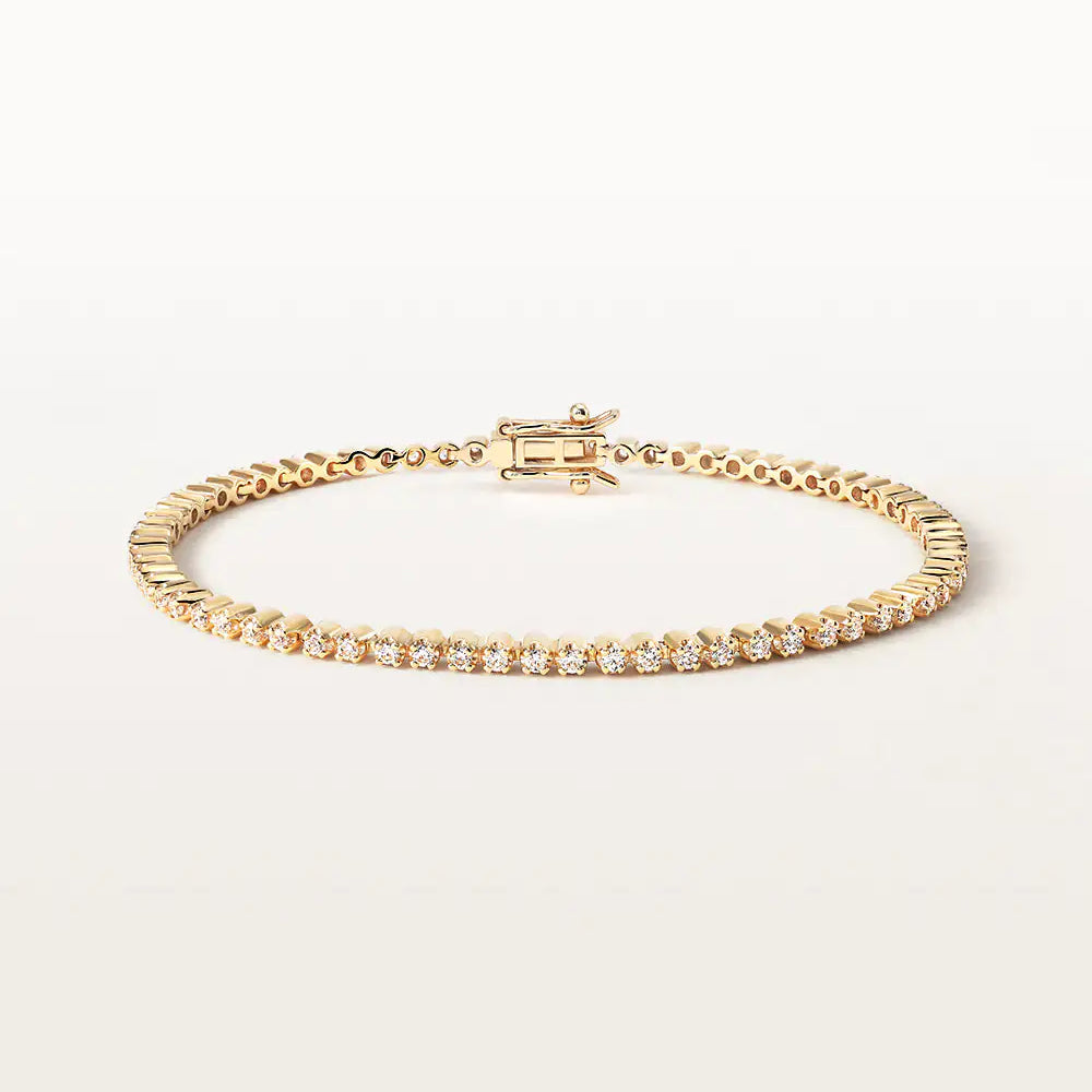 Bracelet Alba 1.02 carats en Or Jaune et diamant de synthèse