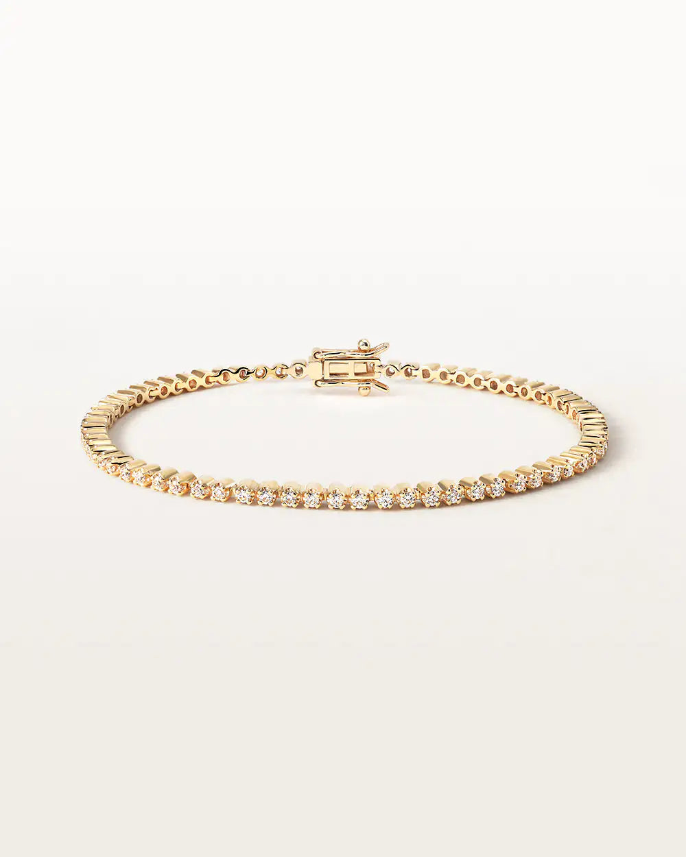 Bracelet Alba 1.02 carats en Or Jaune et diamant de synthèse