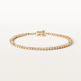 Bracelet Alba 1.02 carats en Or Jaune et diamant de synthèse