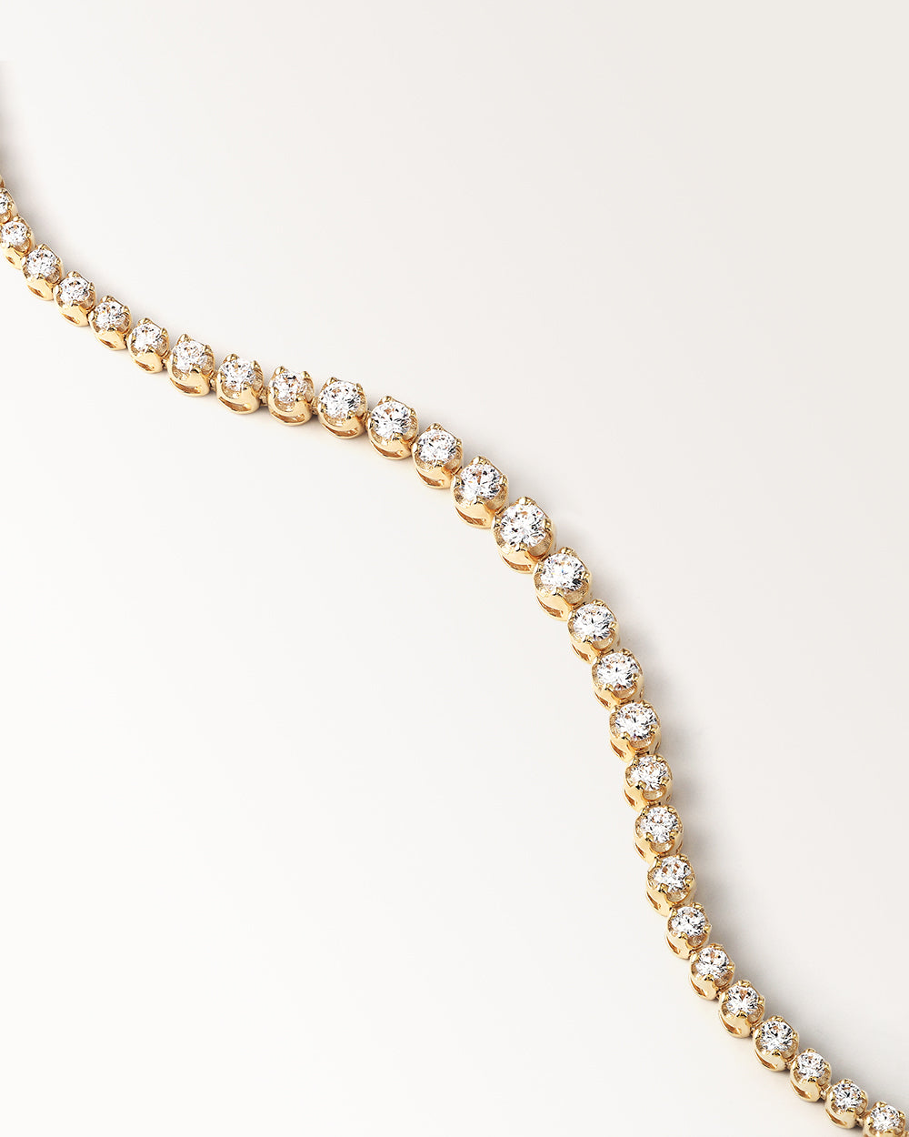 Bracelet Alba 1.02 carats en Or Jaune et diamant de synthèse