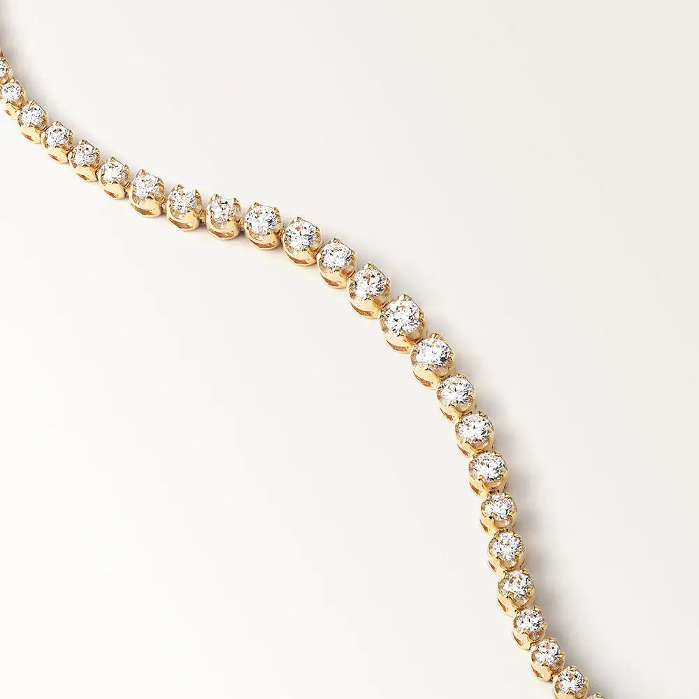 Bracelet Alba 1.02 carats en Or Jaune et diamant de synthèse