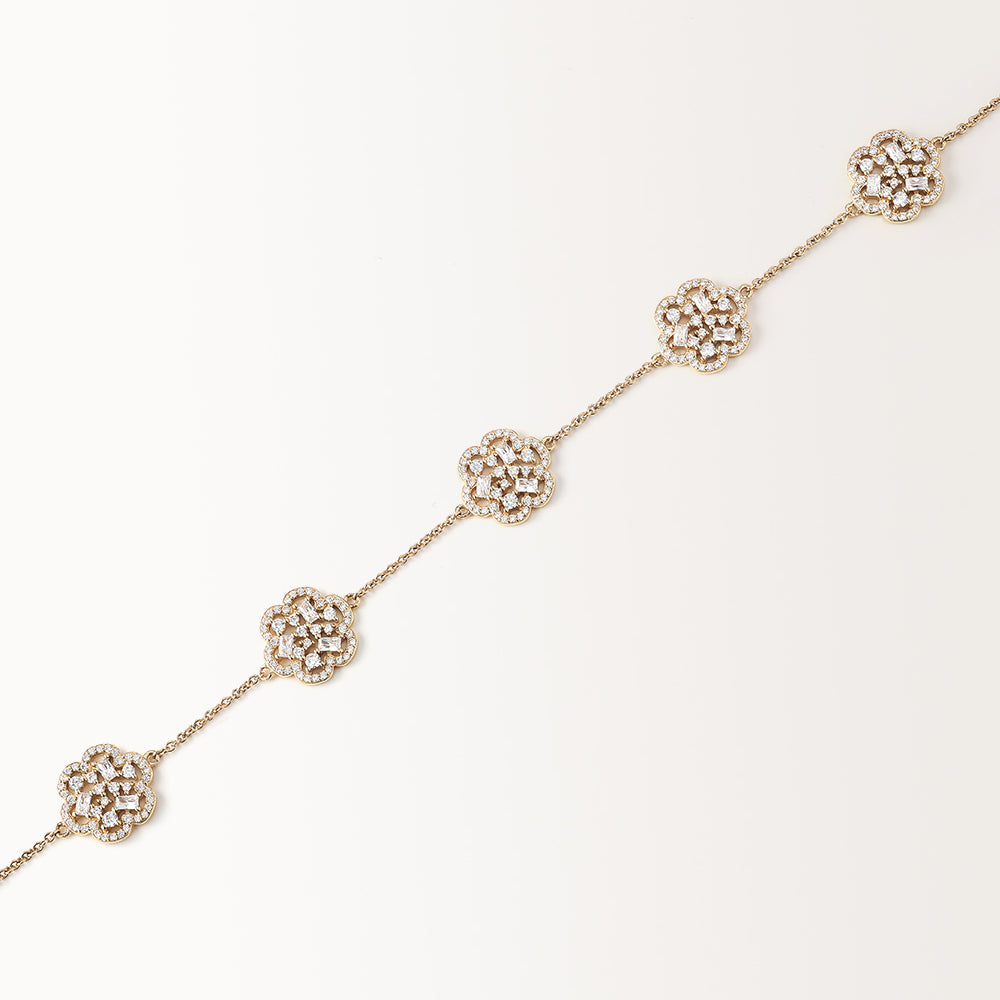 Bracelet Baby Flora en Or Jaune 