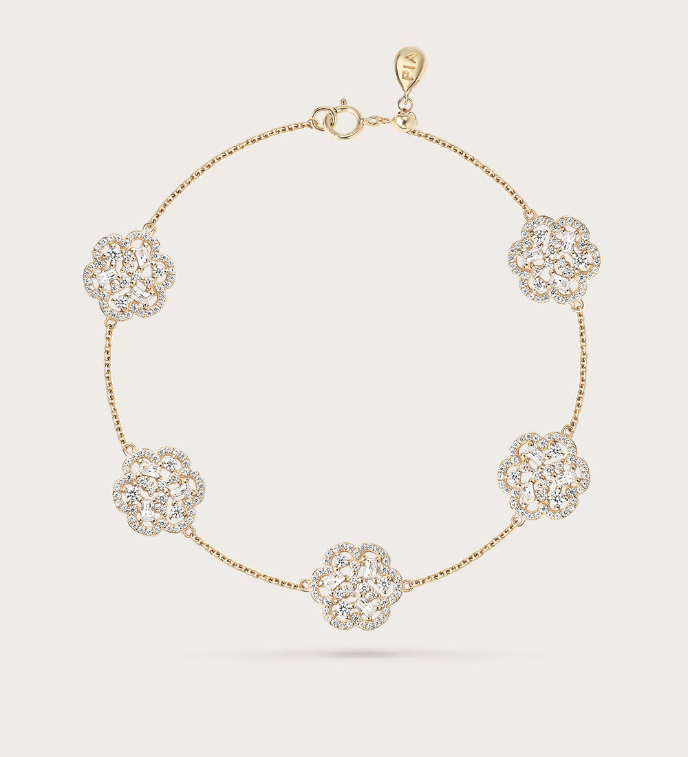 Bracelet Baby Flora Or Jaune