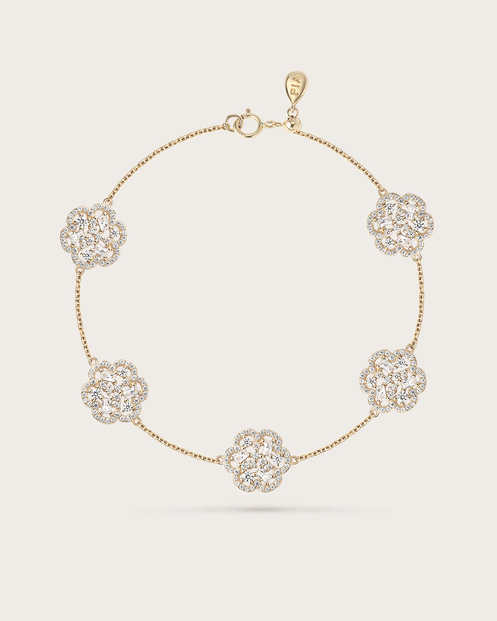 Bracelet Baby Flora Or Jaune