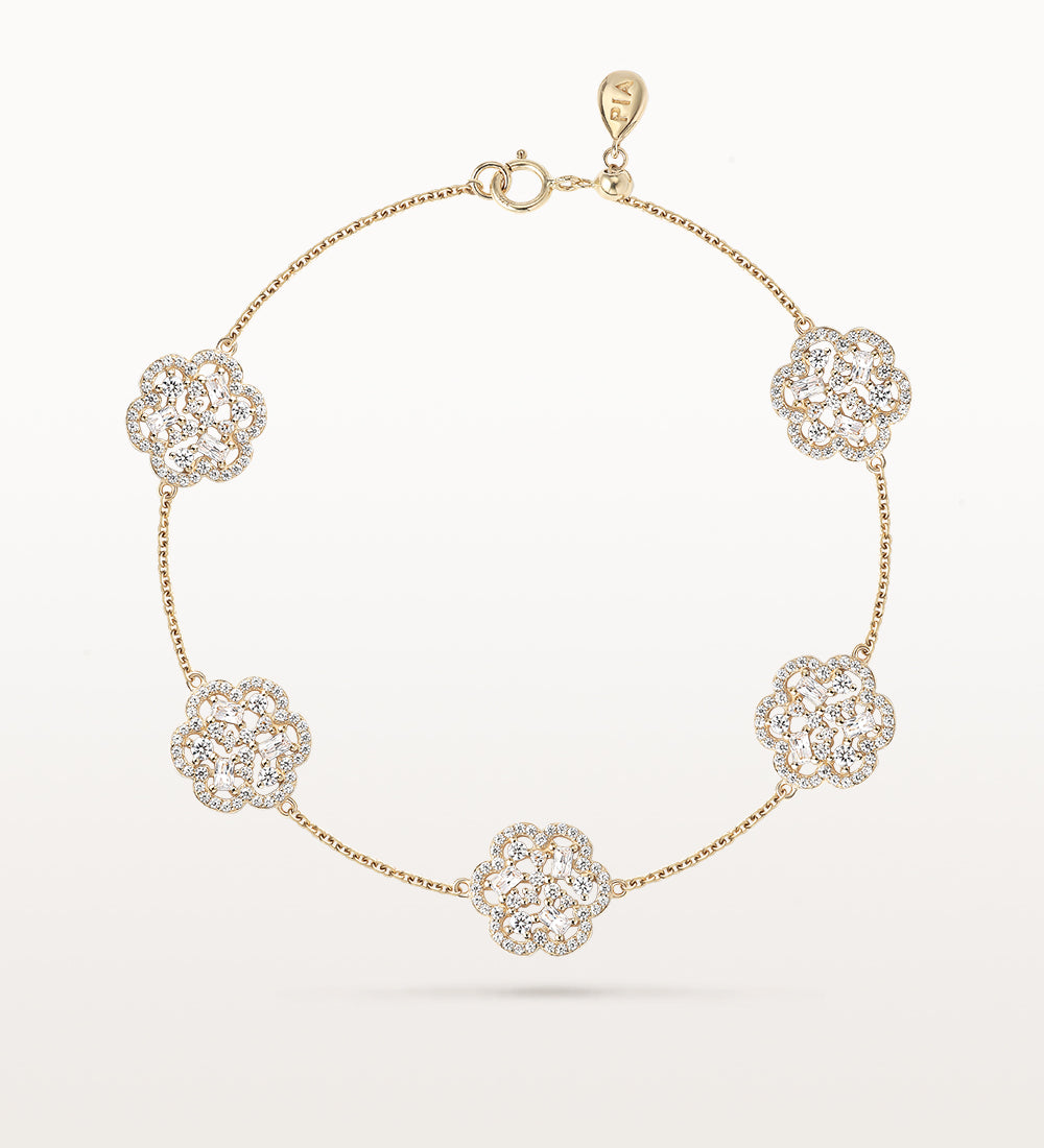 Bracelet Baby Flora en Or Jaune 
