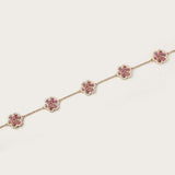 Bracelet Baby Flora Prune Or Jaune