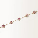 Bracelet Baby Flora Prune Or Jaune