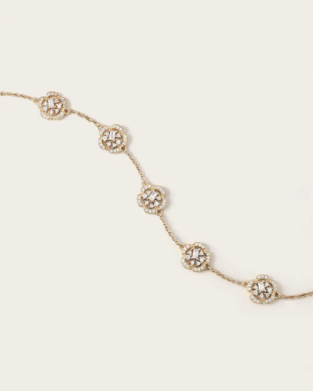 Bracelet Fiori Or Jaune