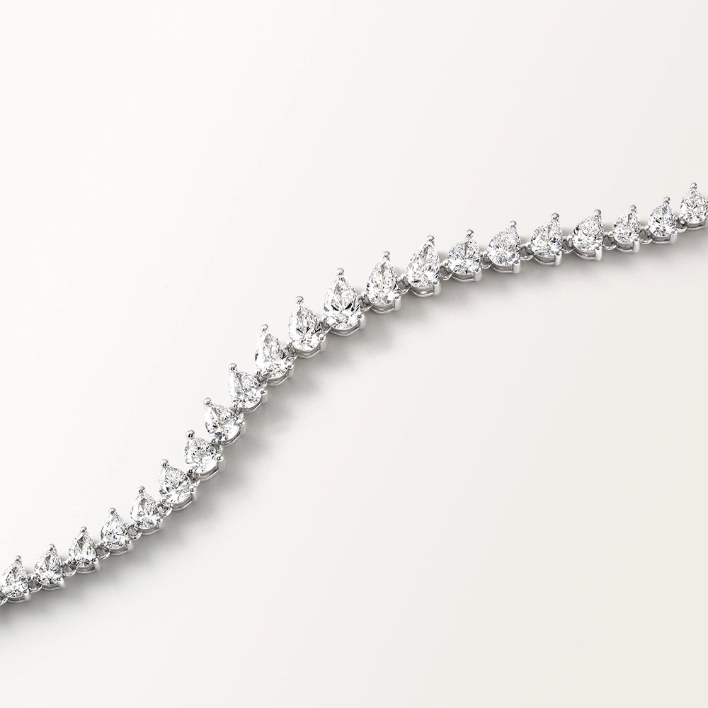 Bracelet Gaia 4 carats en or blanc