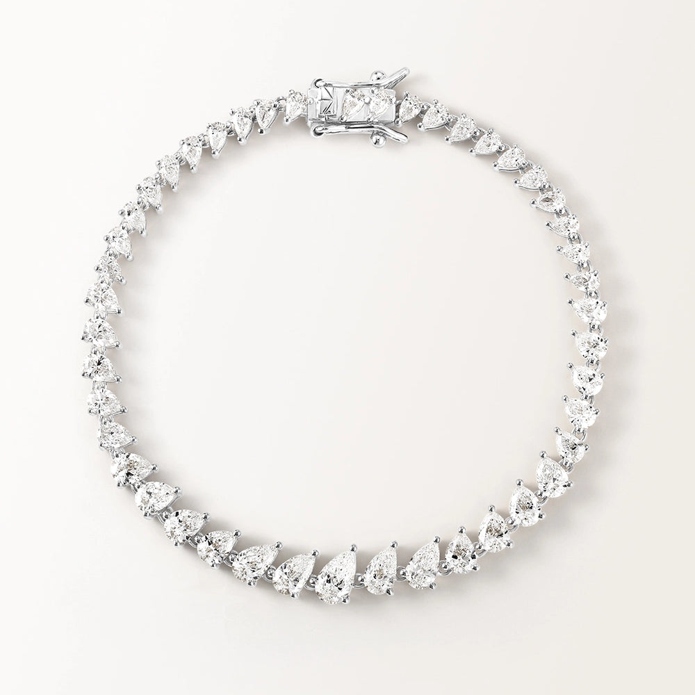 Bracelet Gaia 4 carats en or blanc