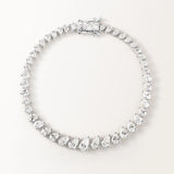 Bracelet Gaia 4 carats en or blanc