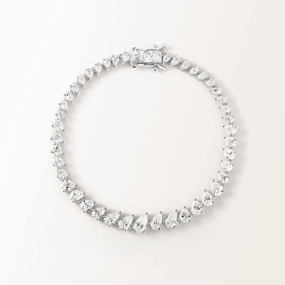 Bracelet Gaia 4 carats en or blanc