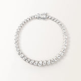 Bracelet Gaia 4 carats en or blanc