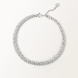 Bracelet Rivière 2 carats en or blanc