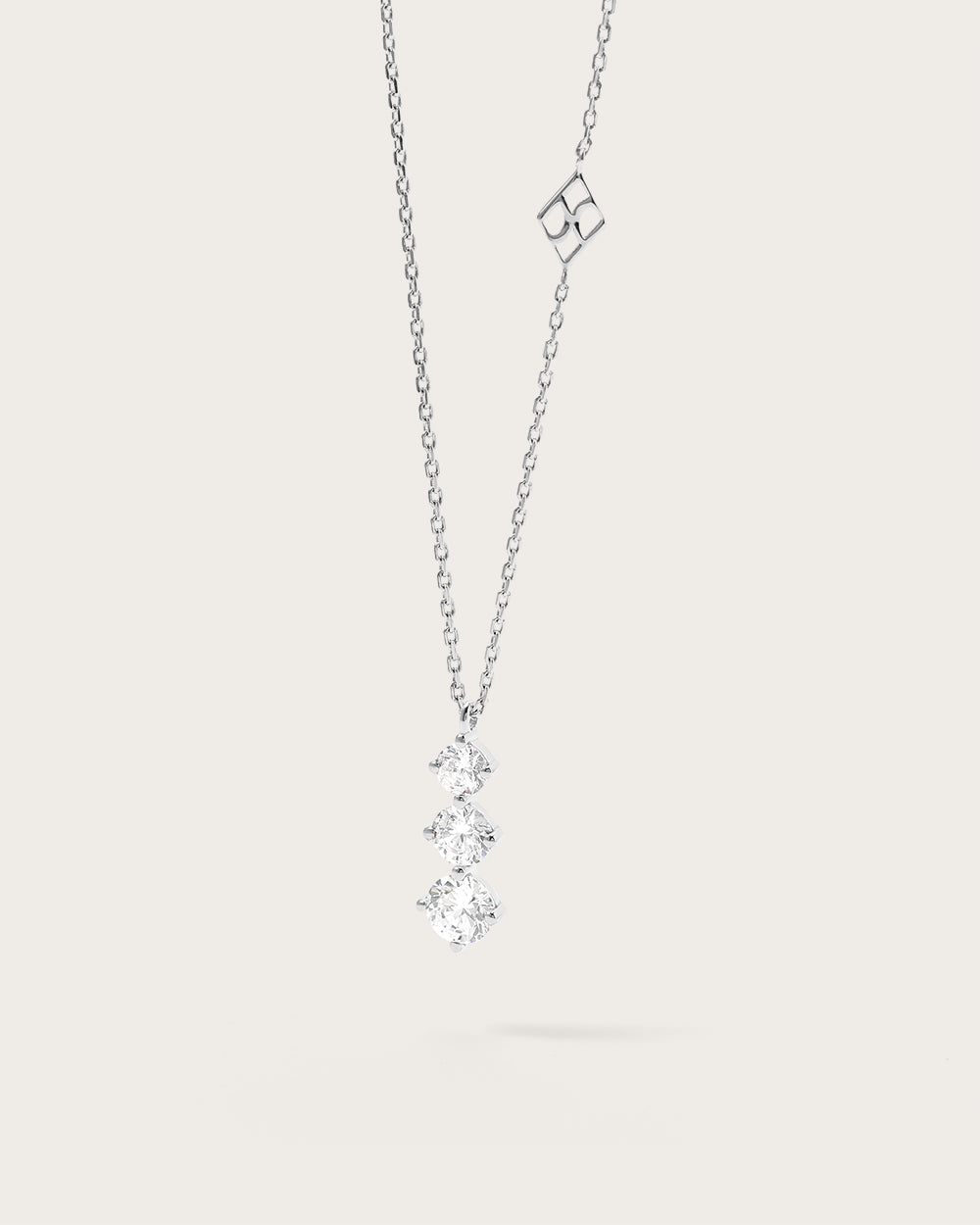 Collier Estrella en or blanc 