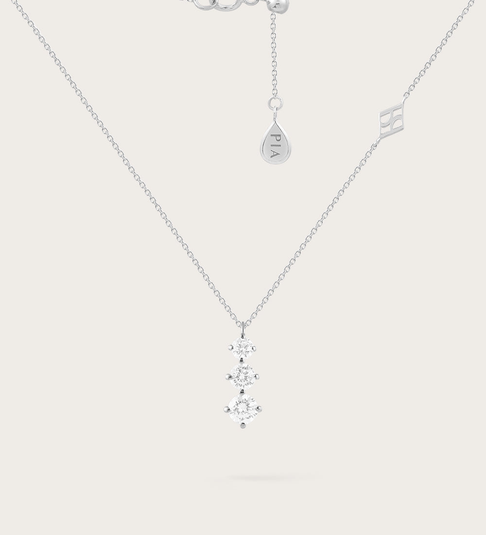 Collier Estrella en or blanc 