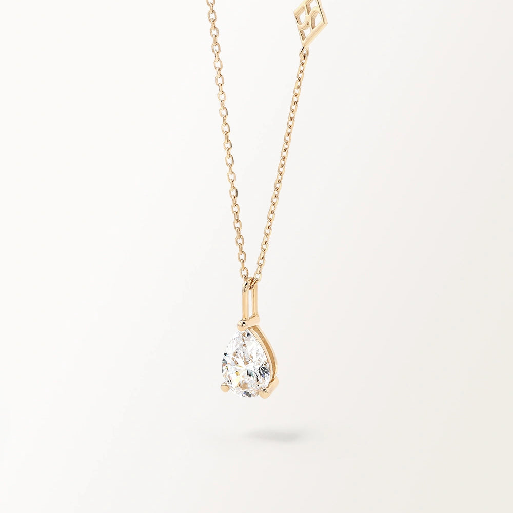 Collier Poire en or jaune