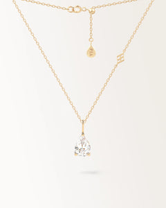 Collier Poire en or jaune