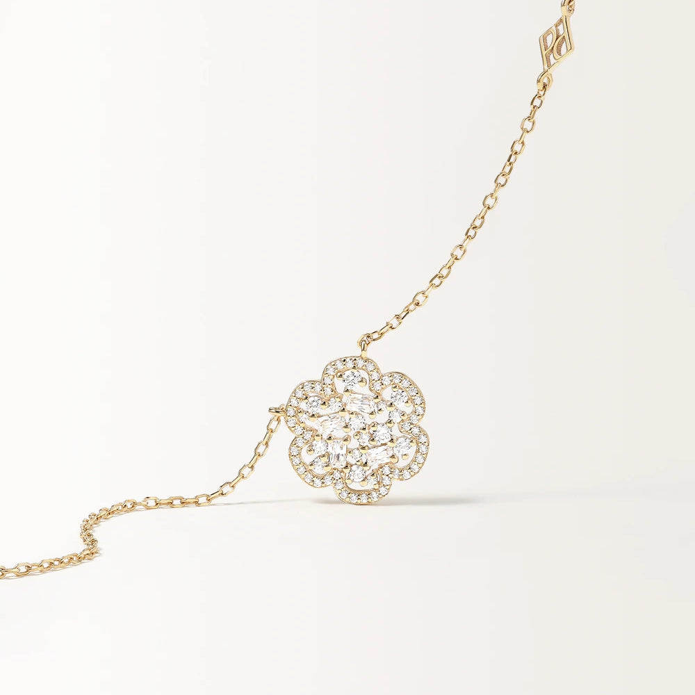Collier Flora en or jaune 