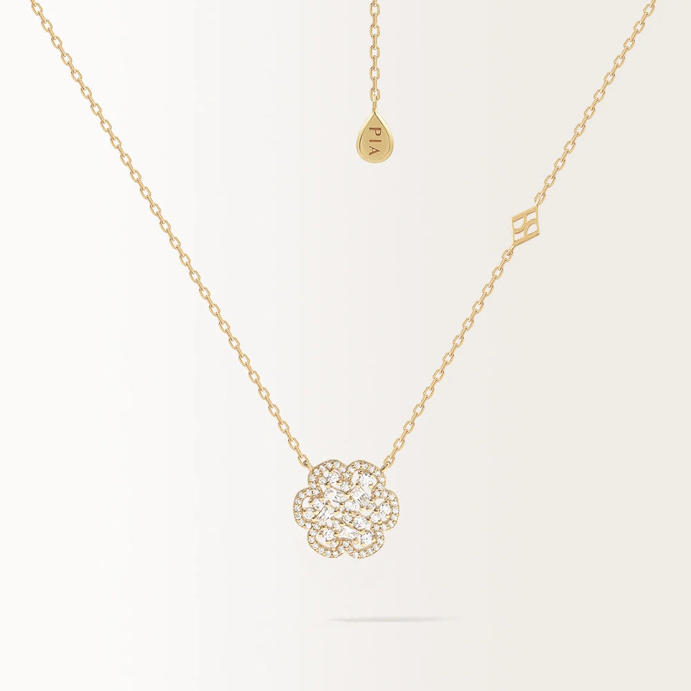 Collier Flora en or jaune 