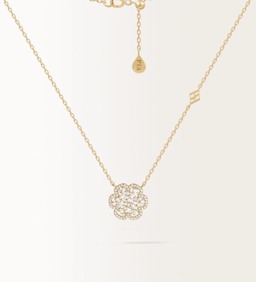 Collier Flora en or jaune 