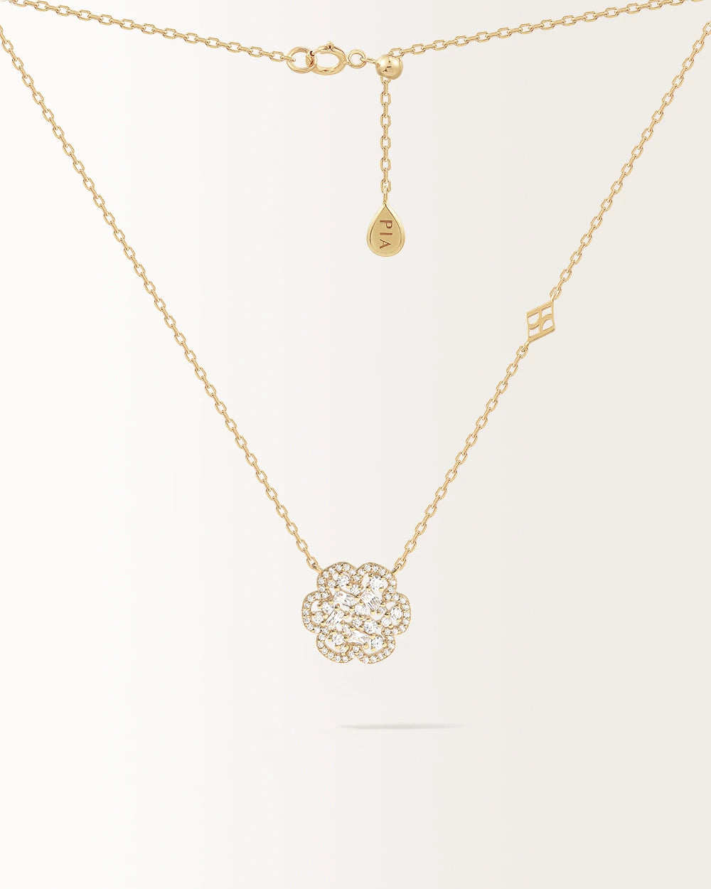 Collier Flora en or jaune 