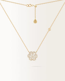 Collier Flora en or jaune 