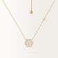 Collier Flora en or jaune 
